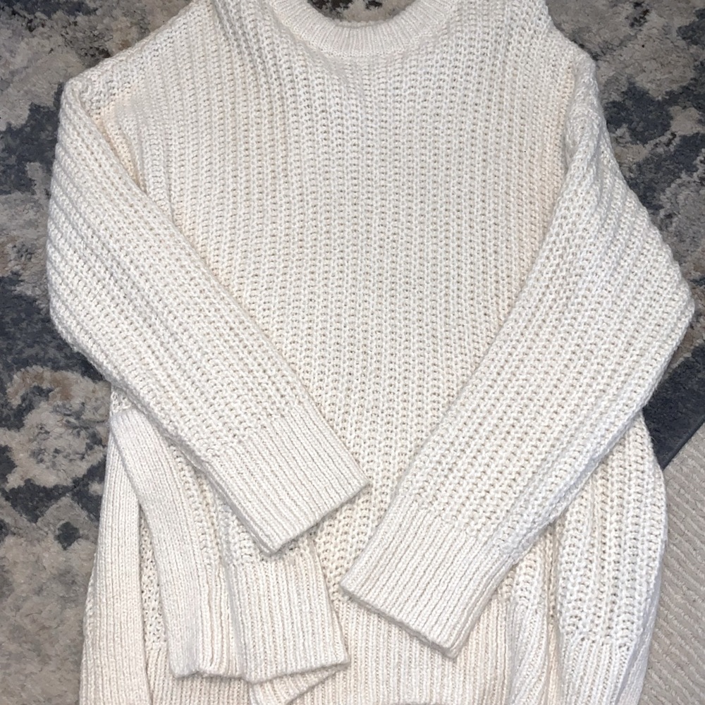 AE sweater split sides